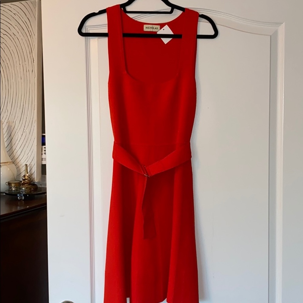 Nicholas dress red bodycon